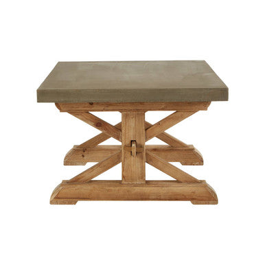 Pompeii Wooden Solid Wood Oak Contemporary Coffee Table