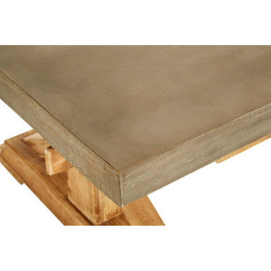 Pompeii Wooden Solid Wood Oak Contemporary Coffee Table