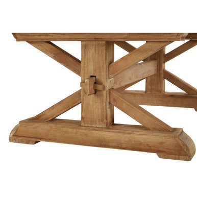 Pompeii Wooden Solid Wood Oak Contemporary Coffee Table