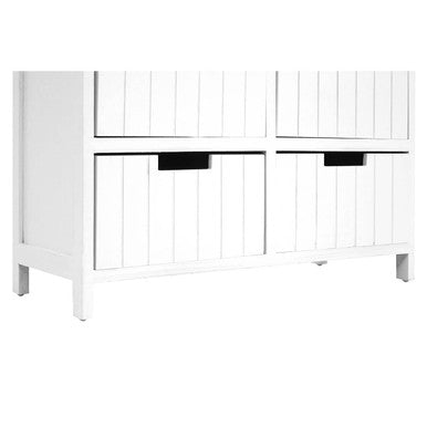 New England White 6 Drawers Chest
