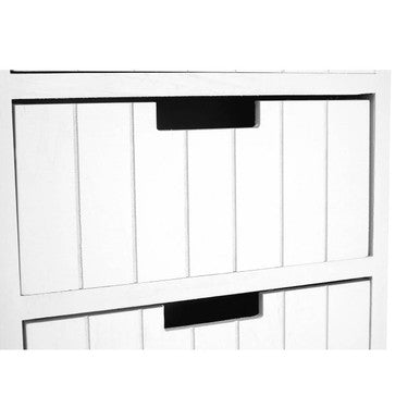 New England White 5 Drawers Chest