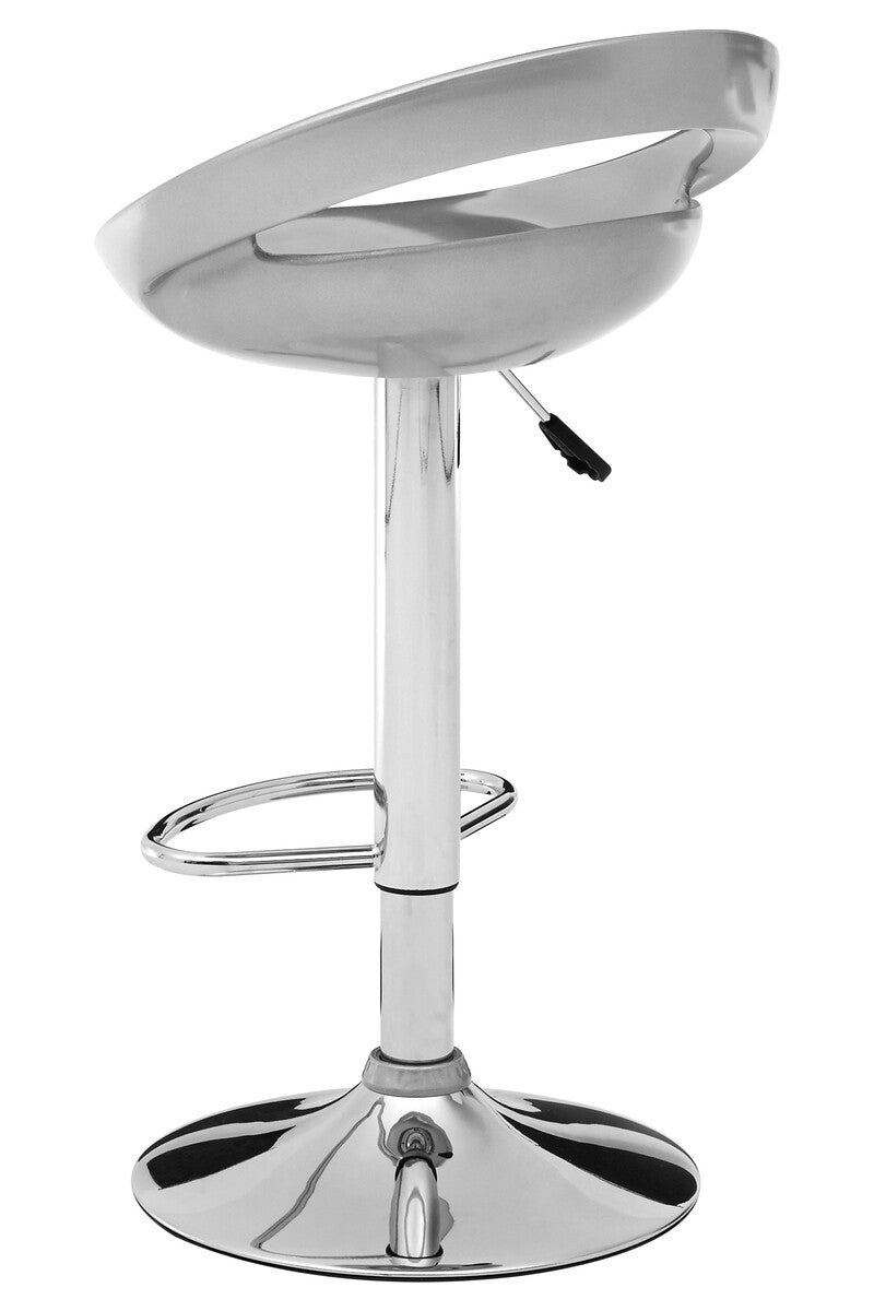 Seleno Silver Abs Bar Stool