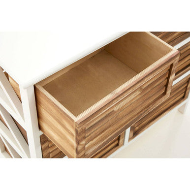 Portsmouth 6 Drawers Unit White Scandinavian