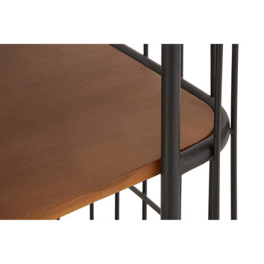 New Foundry Wood & Metal 6 Tier Shelf Unit