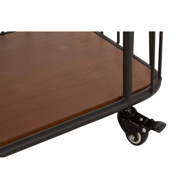 New Foundry Wood & Metal 6 Tier Shelf Unit