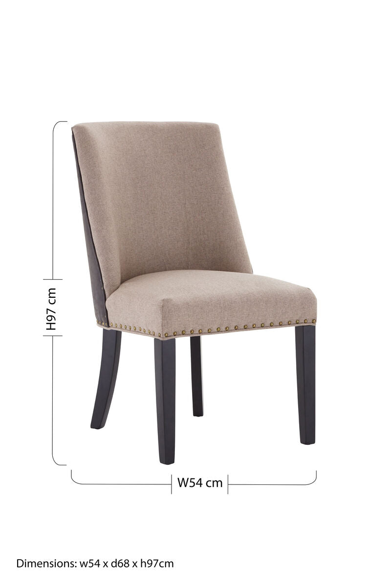 Rodeo Beige Contemporary Dining Chair