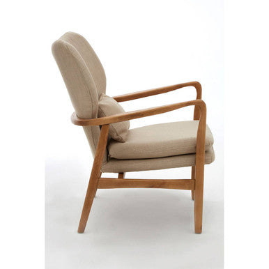 Stockholm Beige Chair Birchwood Natural Scandinavian
