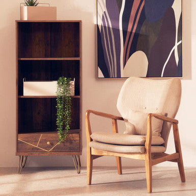Stockholm Beige Chair Birchwood Natural Scandinavian