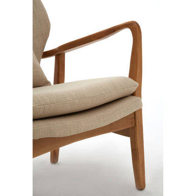 Stockholm Beige Chair Birchwood Natural Scandinavian