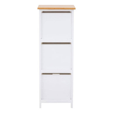 Newport 3 Drawer Chest White