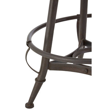 New Foundry Fir Wood & Metal Bar Chair