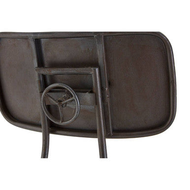 New Foundry Fir Wood & Metal Bar Chair