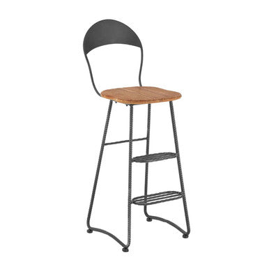 New Foundry Bar Chair Black Industrial