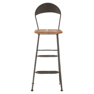 New Foundry Bar Chair Black Industrial