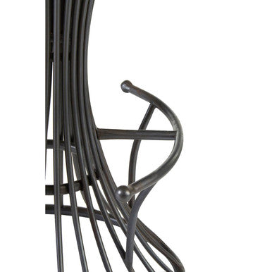 New Foundry Elm Wood & Metal Bar Stool