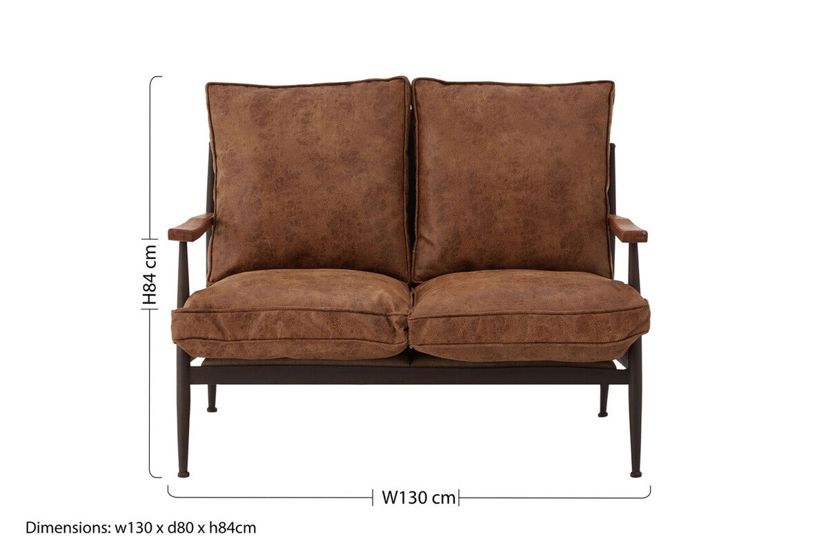 2 Seat Sofa, New Foundry Industrial