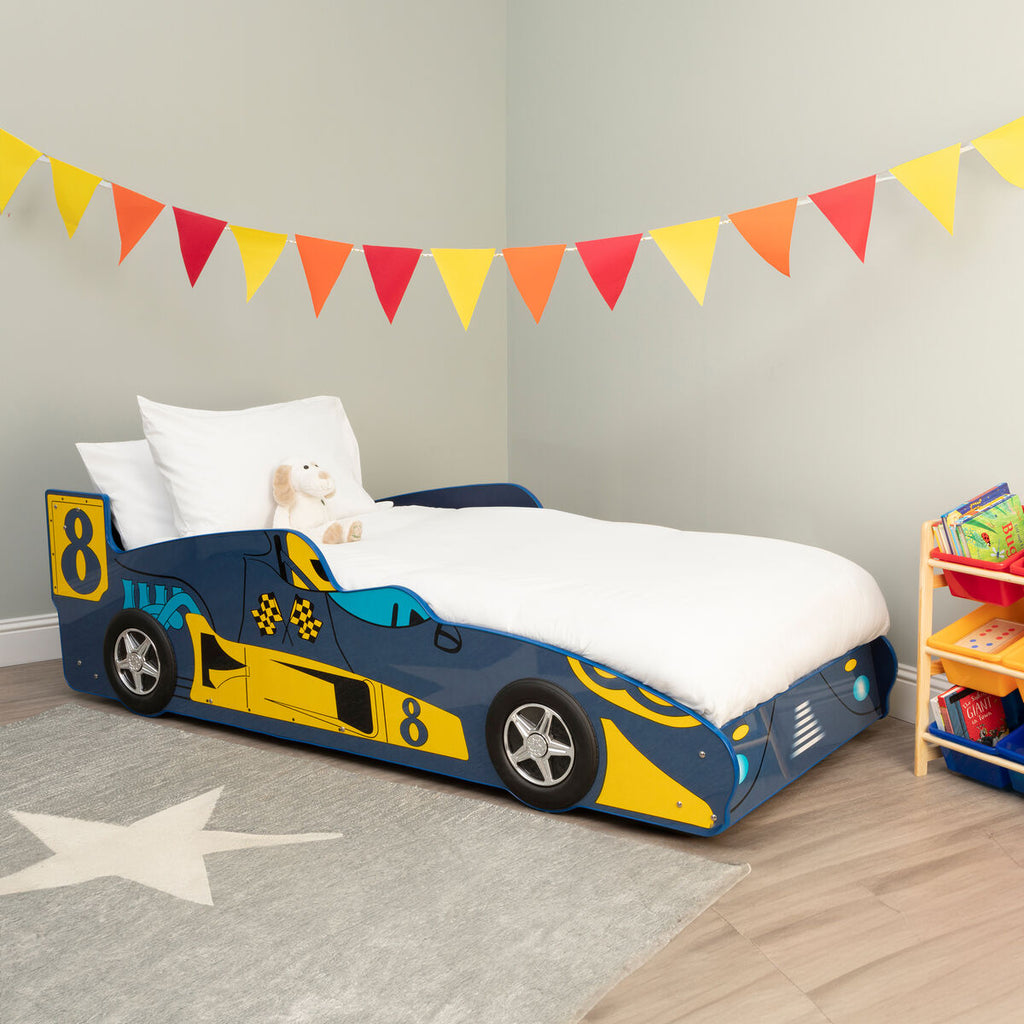 Kids Racing Car Bed Iron