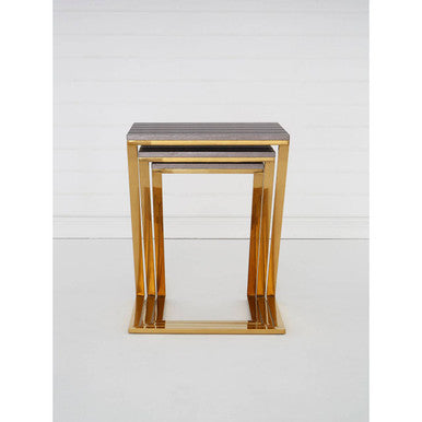 Pacific Snake Skin Nest Of 3 Tables