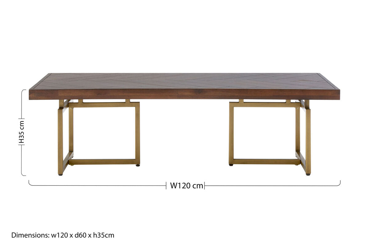 Brando Acacia Wood Coffee Table