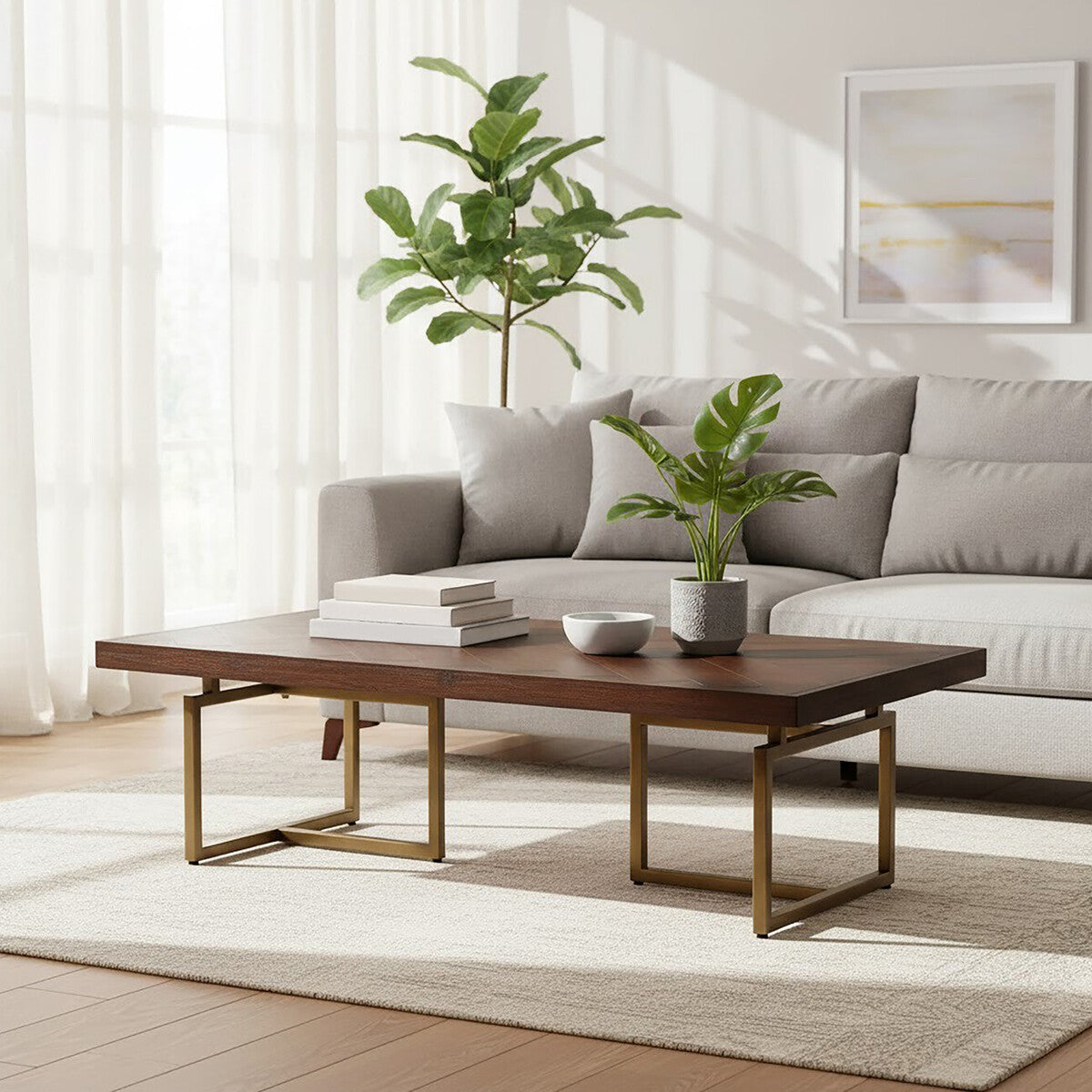 Brando Acacia Wood Coffee Table