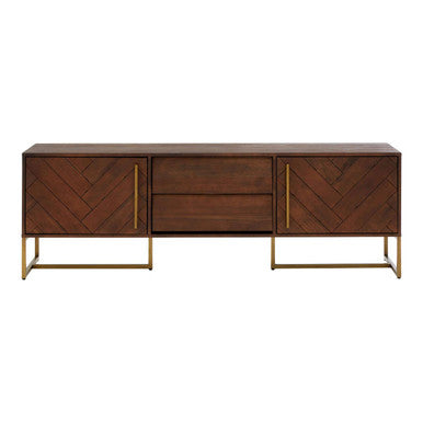 Brando Acacia Wood Media Unit