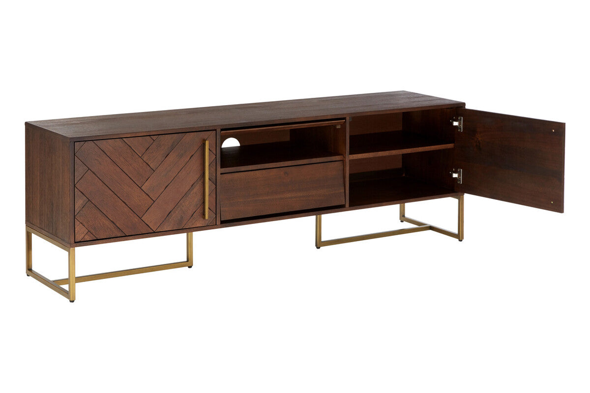 Brando Acacia Wood Media Unit