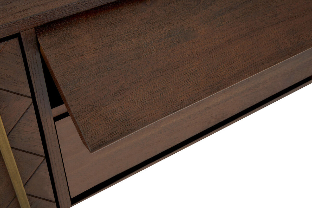 Brando Acacia Wood Media Unit