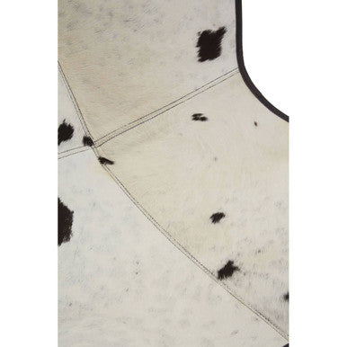 Buffalo Black & White Cowhide Butterfly Chair