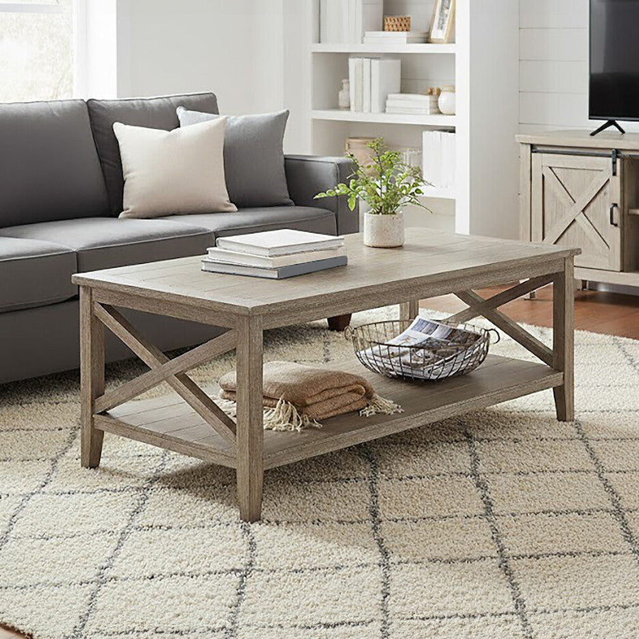 Heritage Natural Pine Wood Coffee Table