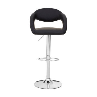 Taylor Black Leather Bar Chair