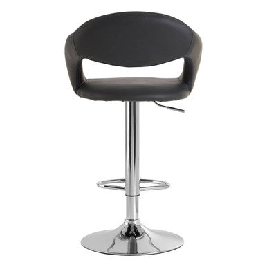 Taylor Grey Leather Bar Chair