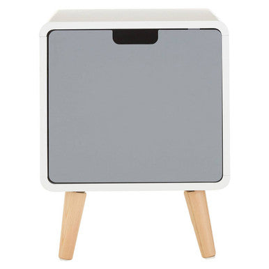 Milo 1 Door Natural Contemporary Cabinet