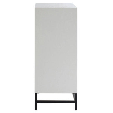 Lombok 2 Door Solid Wood Oak Contemporary Cabinet