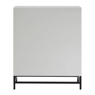 Lombok 2 Door Solid Wood Oak Contemporary Cabinet
