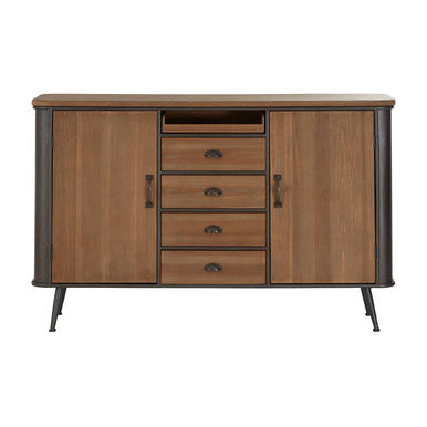Trinity 4 Drawer Black Industrial Cabinet