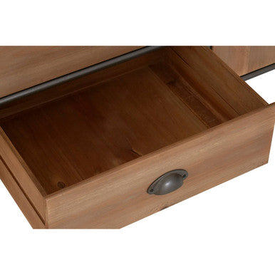 Trinity 4 Drawer Black Industrial Cabinet