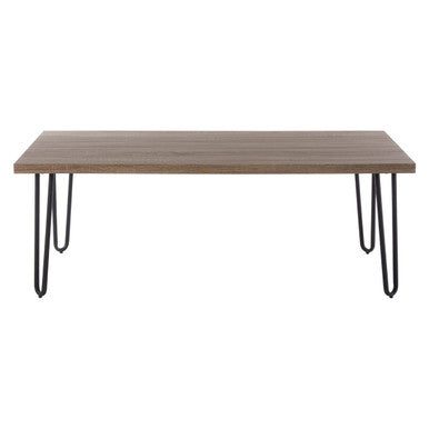 Borough Veneer Top & Metal Legs Coffee Table