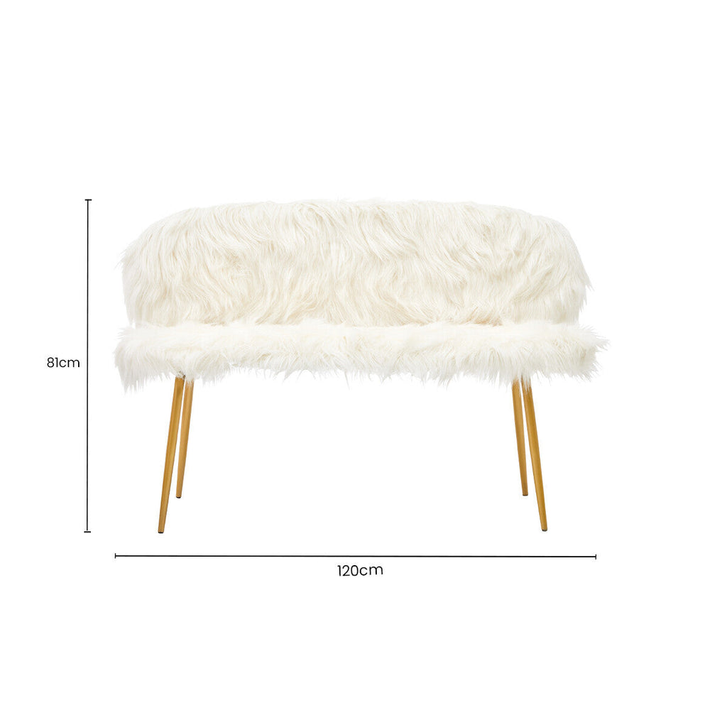 Sofa With Gold Legs, Sienna