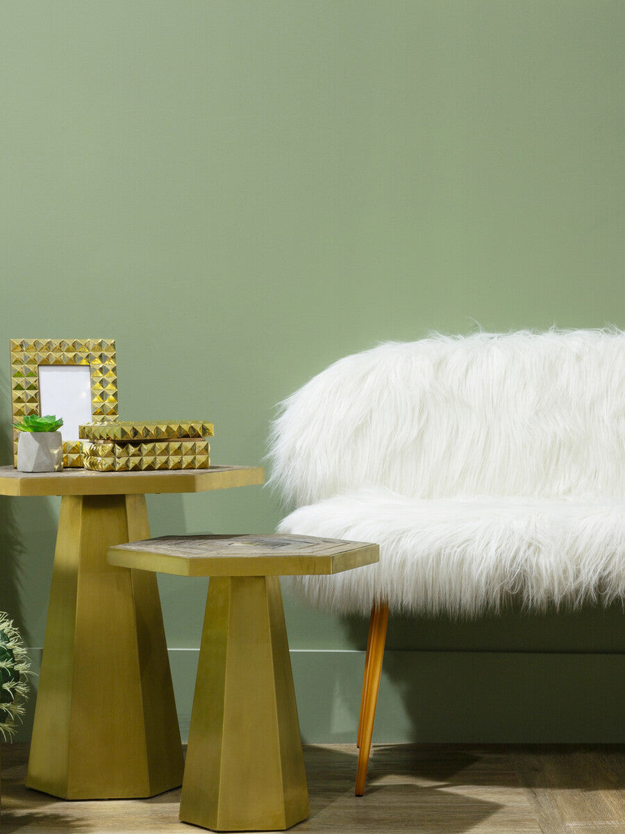 Sofa With Gold Legs, Sienna