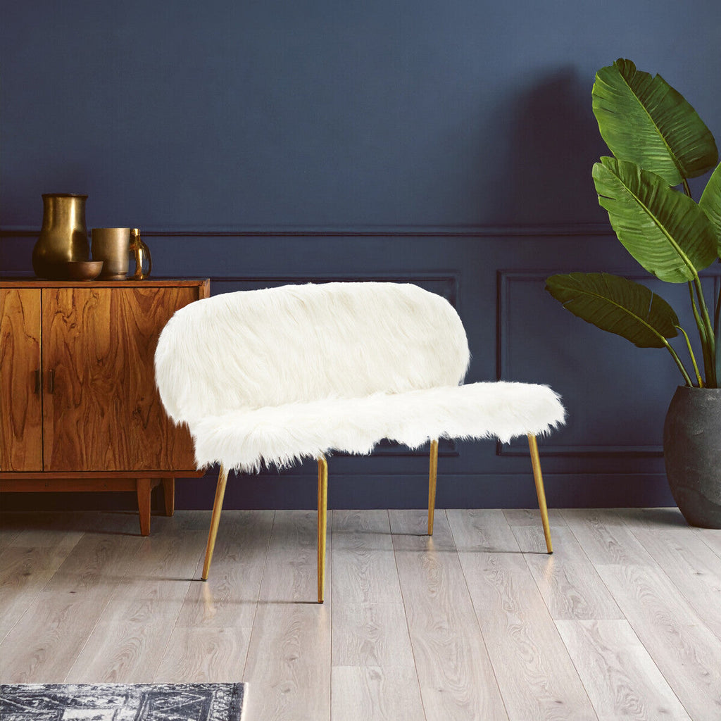 Sofa With Gold Legs, Sienna