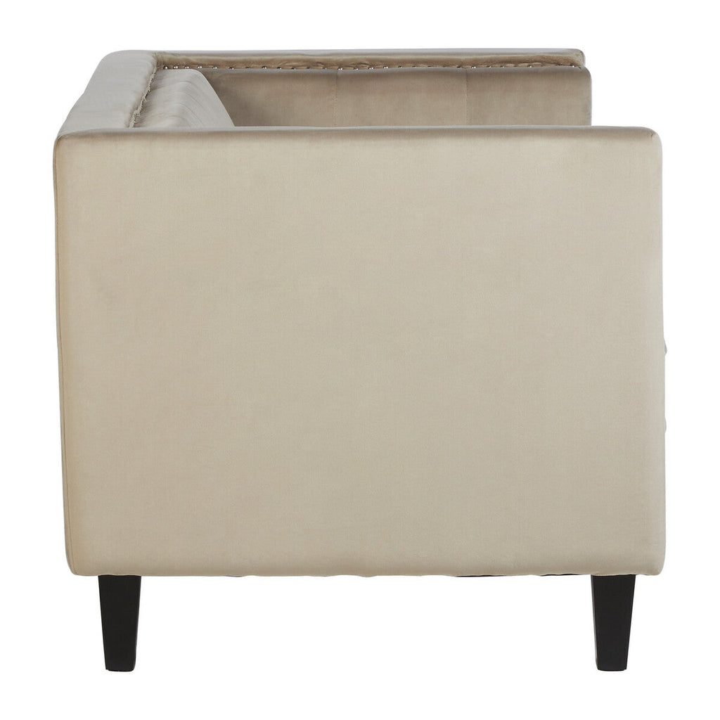 2 Seat Mink Velvet Sofa, Felisa