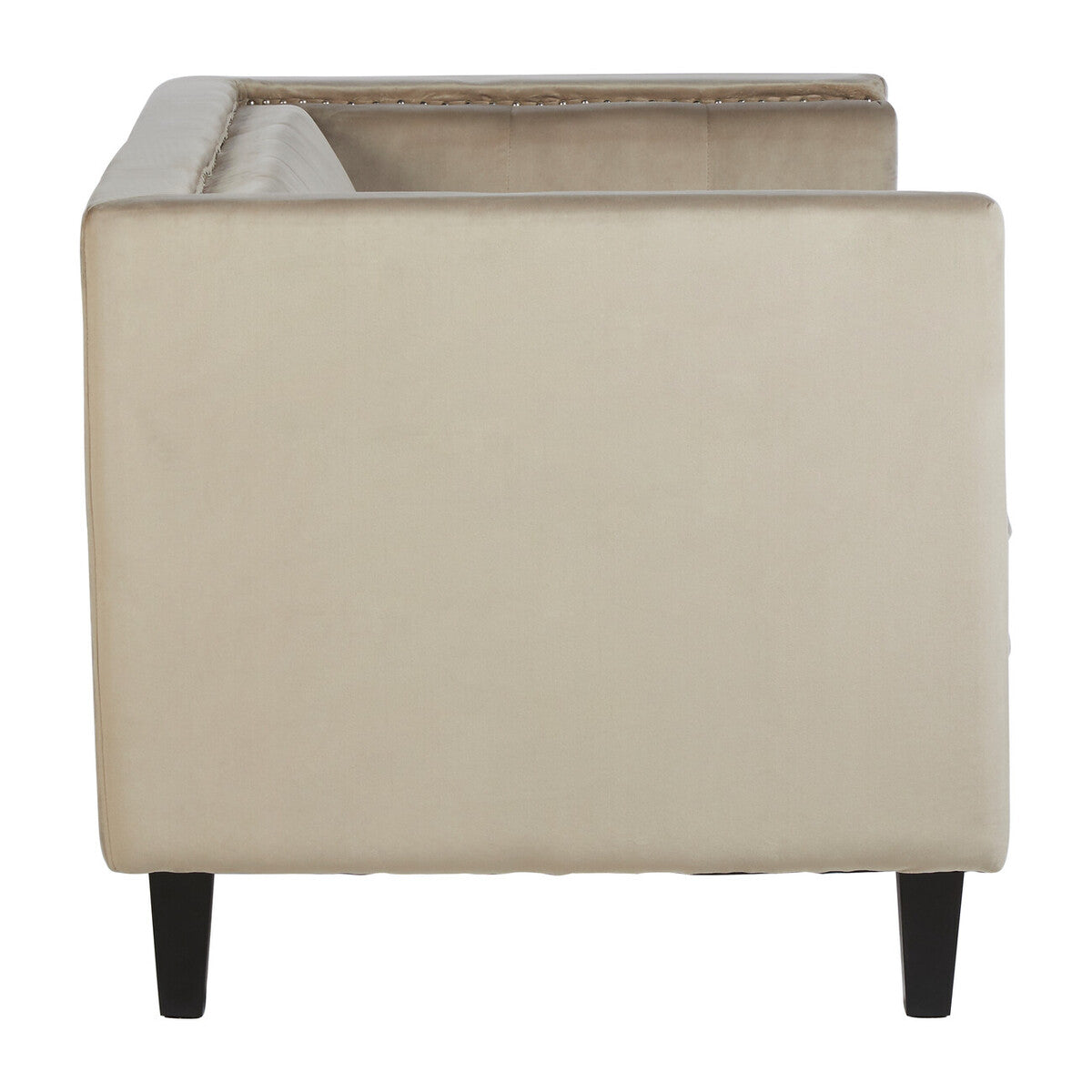 2 Seat Mink Velvet Sofa, Felisa