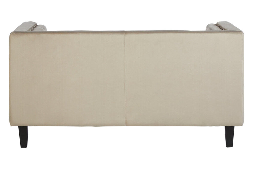 2 Seat Mink Velvet Sofa, Felisa