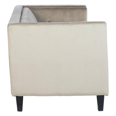 3 Seat Mink Velvet Sofa, Felisa