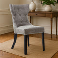 Daxton Grey Leather Dining Chair