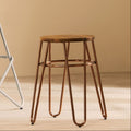 District Rose Gold Hairpin Stool