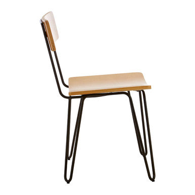 District Chair With Hairpin Legs