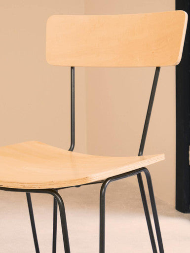 District Chair With Hairpin Legs