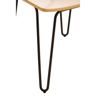 District Chair With Hairpin Legs