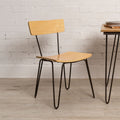 District Chair With Hairpin Legs